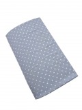 Vaganza Pamut strech lepedő 60x120-70x140cm - Világoskék Pöttyös