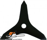 VÁGÓTÁRCA UNIVERZÁLIS 3 FOG NYÍLÁS ÁTMÉRŐ 20mm SZÉLESSÉG 255mm VASTAGSÁSA 3mm