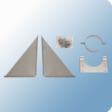 Vaillant külső fali tartókonzol homlokzati égéstermék elvezetéshez (beállítható 50-300 mm között)