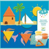 Vakáció - képalkotás gyurmával - Prints and shapes  - Djeco - DJ09891