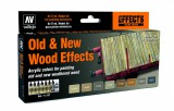 Vallejo 71187 Model Air - Old And New Wood Effects by Scratchmod Paint set