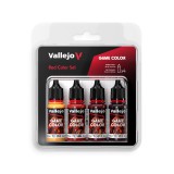 Vallejo Game Color - Red Color Set Vörös