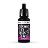 Vallejo Vallejo - Game Air - Black (72751) Akrilfesték