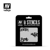 Vallejo Vallejo Stencil - Street Art 1 (ST-LET003)