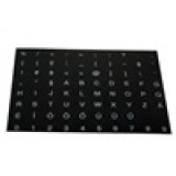 Value billentyűzet matrica: magyar, fehér betű, fekete alap