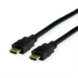 Value kábel hdmi 4k ultra high speed, hdmi 2.0, m-m, 7,5m, fekete 11.99.5695-10