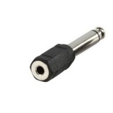Valueline Adapter plug 6.35mm mono plug to 3.5mm mono socket