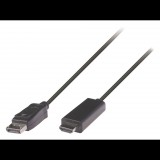 Valueline DisplayPort - HDMI kábel, 3 m, fekete (VLCP37100B30) (VLCP37100B30) - DisplayPort
