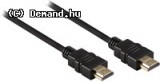 Valueline Nagysebességű HDMI kábel Ethernet átvitellel, HDMI csatlakozó - HDMI csatlakozó, 3,00 m, fekete