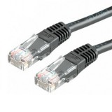 VALUELINE ROLINE Patch kábel VALUE UTP CAT6 lapos kivitel, Fekete 2m