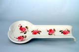 Vanilia Kerámia Violin rózsás lapos fakanáltartó,kerámia,kézzel festett-12,5x25x3cm