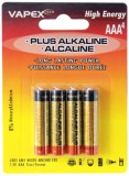 Vapex AAA PLUS Alkaline 4 db mikroceruza tartóselem