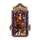 Varázslatos fantáziasarok, 3D kreatív könyvtámasz építőkészlet LED világítással, 185 db-os