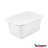 Varia tál 425ml, PS fehér