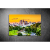 Város Naplementében Vászonkép 003 vv-003