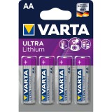 Varta 4x AA Lithium Egyszer használatos elem Lítium