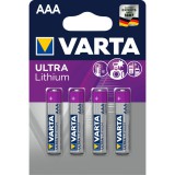 Varta 4x AAA Lithium Egyszer használatos elem Lítium