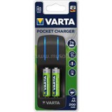 Varta 57642101451 Pocket Töltő+ 4x2100mAh akku (57642101451)
