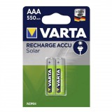Varta AAA akkumulátor 550 mAh Solar - 2db/csomag