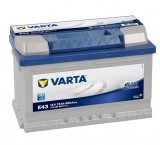 Varta Blue - 12v 72ah - autó akkumulátor - jobb+ *alacsony
