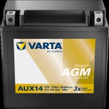 Varta Dynamic AUX - 12v 13ah - kiegészítő akkumulátor - bal+ AGM *YTX14 *AUX14