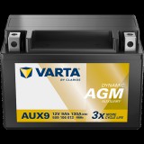 Varta Dynamic AUX - 12v 9ah - kiegészítő akkumulátor - bal+ AGM *YTX9 *AUX9