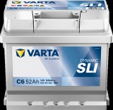 Varta Dynamic SLI - 12v 52ah - autó akkumulátor - jobb+ *alacsony
