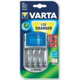 Varta LCD akku töltő + 12V + USB (57070201401) (57070201401)