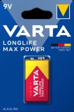 VARTA LONGLIFE MAX POWER  9 V-os/ E/ 6LR61 elem BL1