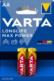 VARTA LONGLIFE MAX POWER ceruza/ AA/ LR06 elem BL2