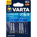 Varta Longlife Power alkáli elem AA 6db (4906121436) (V4906121436)