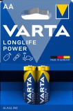 VARTA LONGLIFE POWER ceruza/ AA/ LR06 elem BL2