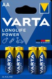 VARTA LONGLIFE POWER ceruza/ AA/ LR06 elem BL4