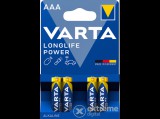 Varta Longlife Power LR03 AAA mikro alkáli elem, 4db