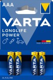 VARTA LONGLIFE POWER mikro/ AAA/ LR03 elem BL4