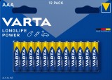VARTA LONGLIFE POWER mikro/ AAA/ LR03 elem BL8+4