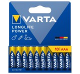 VARTA LONGLIFE POWER tartós elem (AAA, LR03, 1.5V, alkáli) 10db/csomag