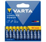 Varta LONGLIFE POWER tartós elem (AAA, LR03, 1.5V, alkáli) 10db/csomag