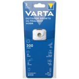 VARTA OUTDOOR SPORTS ULTRALIGHT H30R fehér tölthető fejlámpa