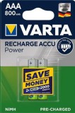 Varta Power AAA 800mAh Ni-MH akkumulátor 2db/csomag 56703101402