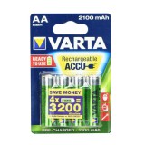 Varta R6 újratölthető elem 2100 mAh (AA) 4 darab