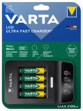 Varta Ultra Fast 15 perces akku gyorstöltő + 4db AA ceruza akku 2100mAh - Kiárusítás!