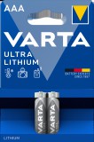 VARTA ULTRA LITHIUM mikro/ AAA/ LR03 elem BL2
