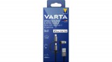 Varta USB-A to Micro-USB/USB-C/Lightning 3in1 cable 2m Black 57937101111