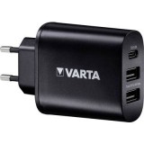 Varta Wall-USB-C 57958 USB-s töltőkészülék Aljzat dugó Kimeneti áram (max.) 5400 mA 3 x USB, USB-C™ alj (57958) - Töltők