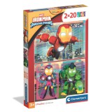 Vasember csodálatos barátai 2x20db-os Supercolor puzzle - Clementoni