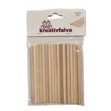 Vastag fa pálcika natúr színben 10cm Ø 0,5 cm 20db/csomag