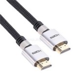 VCOM KÁBEL HDMI (APA-APA) 15M (V1.4, 19M/M, 3D) FEKETE-EZÜST (CG571-15.0)