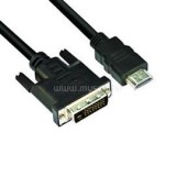 VCOM kábel HDMI-DVI 1.8m (HDMI M--DVI24+1M 1080P) (CG481G-1.8)