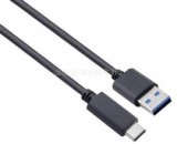 VCOM kábel USB TYPE-C 3.1 - USB 3.0 1m fekete (CU-401) (CU-401)